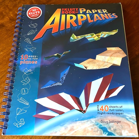 Klutz Toys The Book Of Paper Airplanes Craft Kit Poshmark
